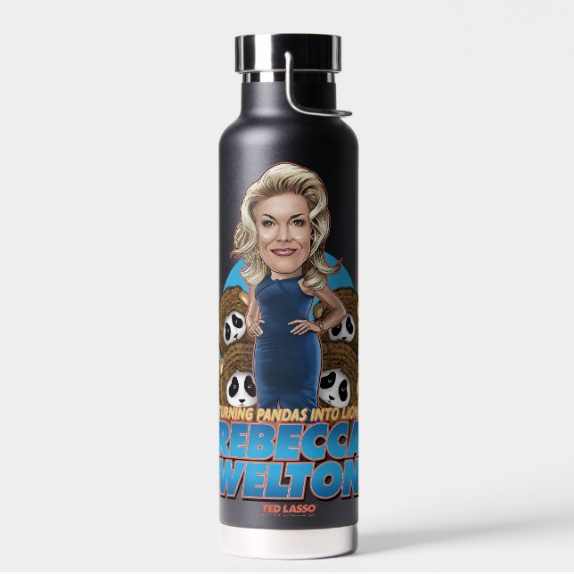 Bouteille D'eau Ted Lasso | Rebecca Welton Bobblehead (Gauche)