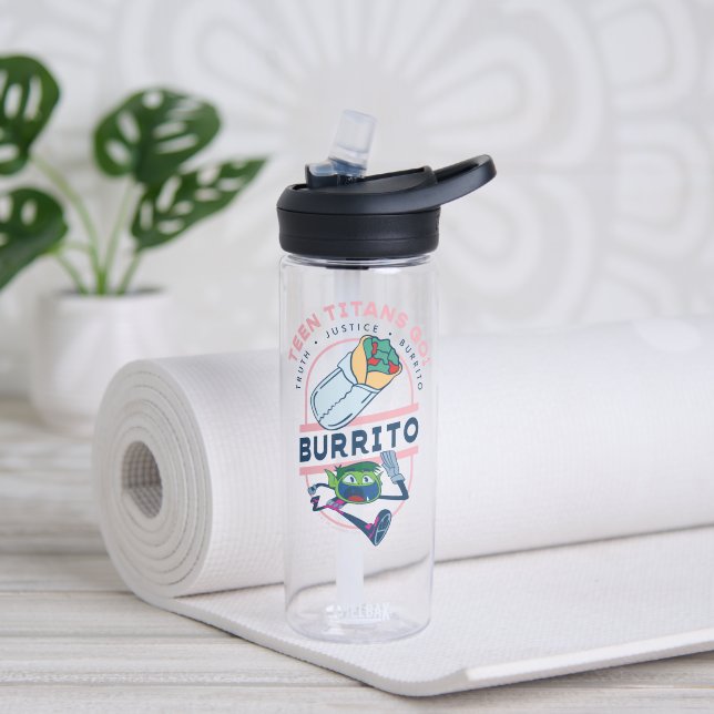 Bouteille D'eau Teen Titans Go ! Beast Boy "Truth Justice Burrito" (Yoga)