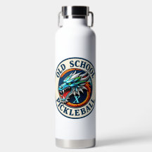 Template Water Bottle Dragon X team Pickleball