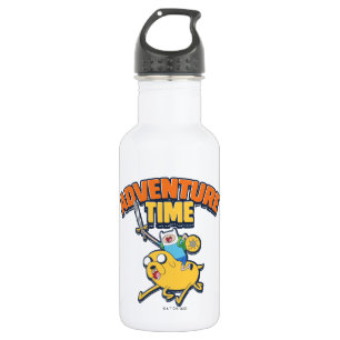 Bouteille D'eau Temps d'aventure   Finn Riding Jake