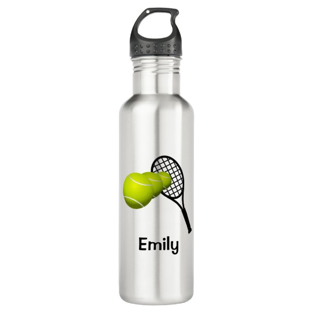 Bouteille D'eau Tennis Personnalisé Inox (Devant)