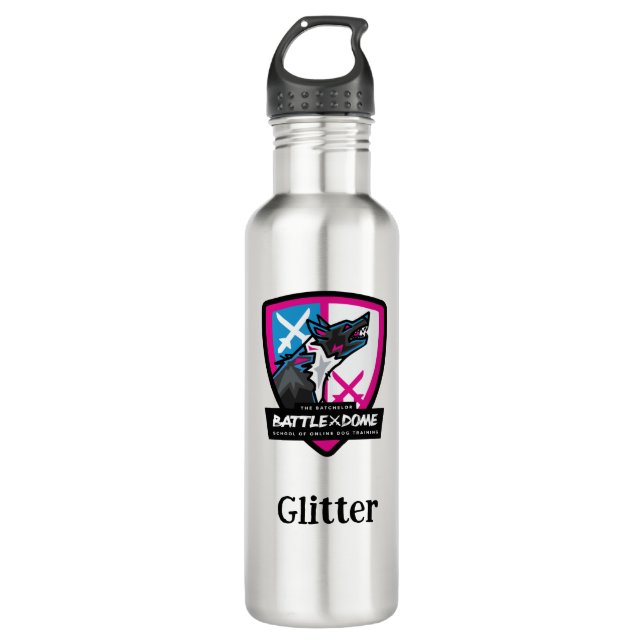 Bouteille D'eau Texte FC BBDLogoEmblem (Devant)