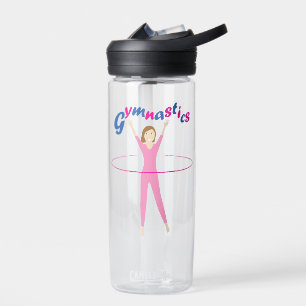 Bouteille D'eau Texte Gymnastique amusant avec Hula rose hooping f