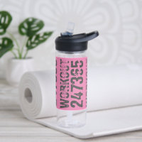 Texte usé et rayé Workout 247365 rose