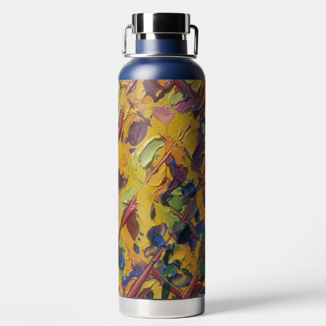 Bouteille D'eau Textura de la obra Piña. SERIE (Plage)