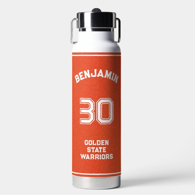 Bouteille D'eau Texture de numéro d'équipe de joueur personnalisé  (Salle de sport)