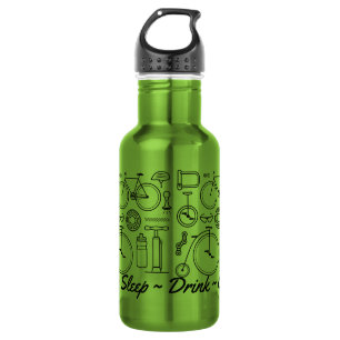 Bouteille D'eau Thème cycliste de cyclisme personnalisé Cadeau de