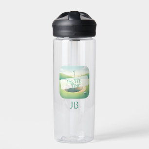 Bouteille D'eau Thème Golf Par Tee Monogramme