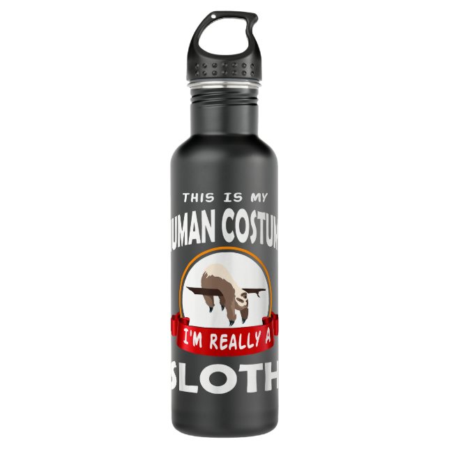 Bouteille D'eau This Is My Human Costume I'm Really A Sloth Cute  (Devant)