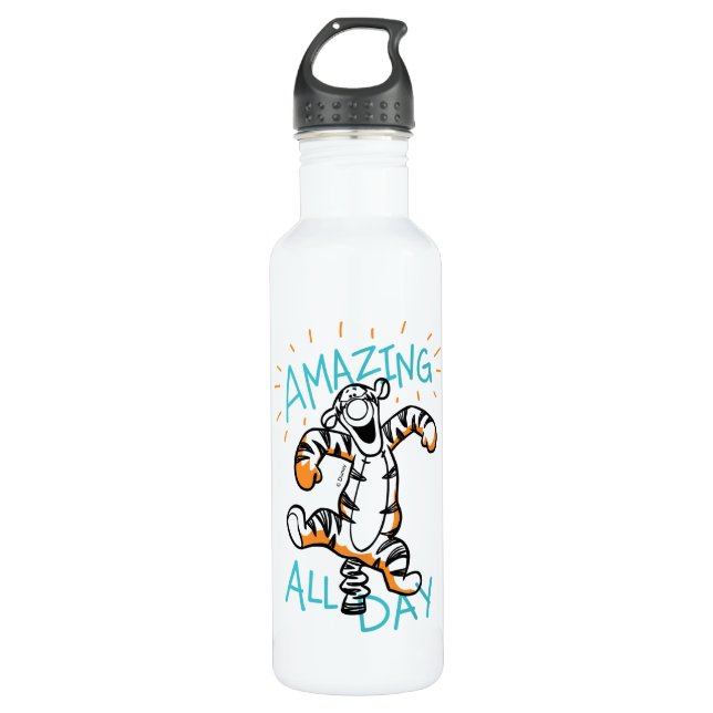 Bouteille D'eau Tigre| Extraordinaire toute la journée (Devant)