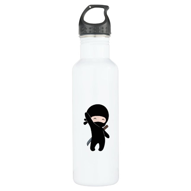 Bouteille D'eau Tiny Happy Ninja (Devant)