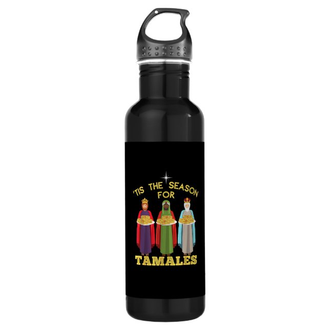 Bouteille D'eau Tis Season For Tamales Funny Mexican Christmas (Devant)
