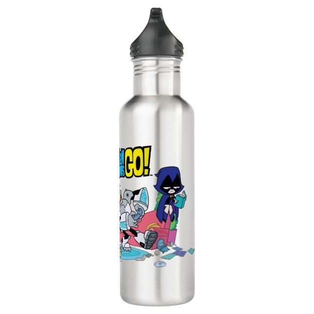 Teen Titans Go! Beast Boy Truth Justice Burrito Water Bottle