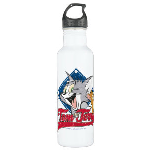 Bouteille D'eau Tom Et Jerry   Tom Et Jerry Sur Diamant De Basebal