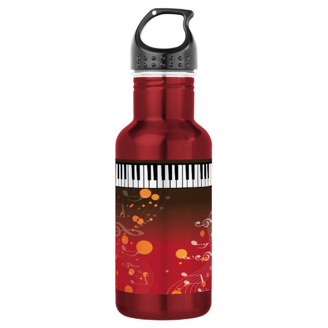 Bouteille D'eau touches piano (Devant)