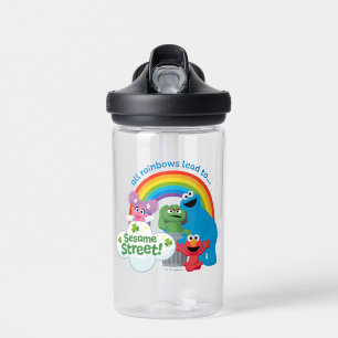 Bouteille D'eau Tous les Rainbows mènent à Sesame Street