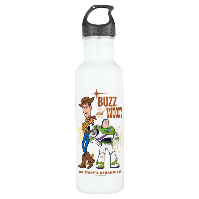 Bouteille D'eau Toy Story 4| Buzz & Woody "Dynamic Duo" (Devant)
