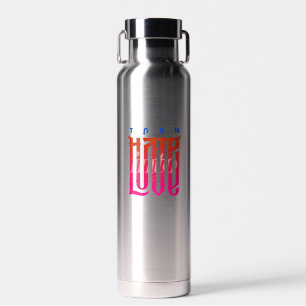 Bouteille D'eau Transformez la haine en amour Thermos en cuivre