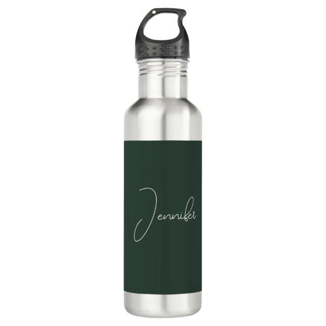 Bouteille D'eau Trendy Celtic Grayish Green Modern Ajouter son pro (Devant)