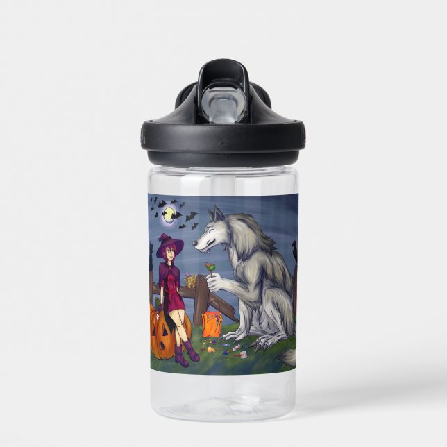 Bouteille D'eau Trick ou Treat Buddies (Avant)