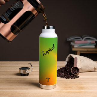 Bouteille D'eau Tropical Melon Vert Personnalisé