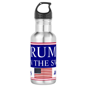 Bouteille D'eau Trump Drain the Swamp en Acier Inoxydable