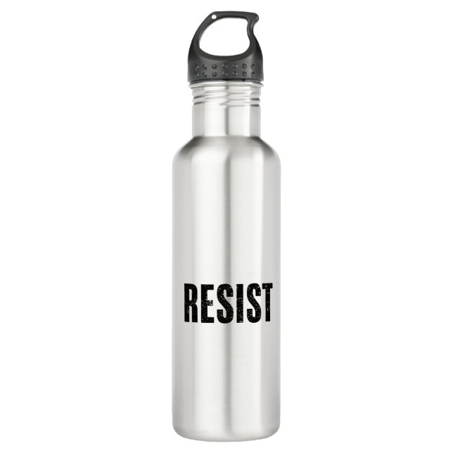 Bouteille D'eau Trump résiste à la contestation anti-politique de  (Devant)