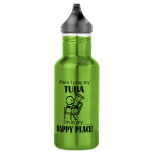 Bouteille D'eau Tuba Happy Place