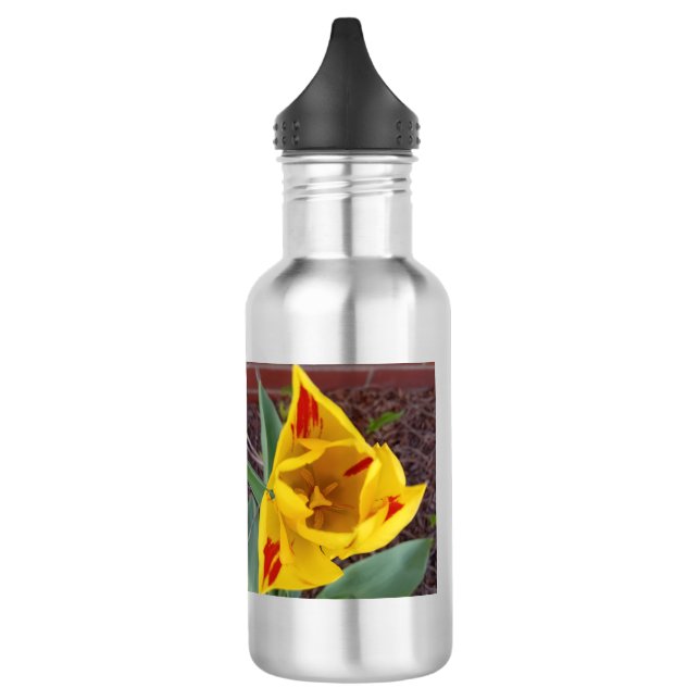 Bouteille d'eau Tulipe Jaune (Gauche)