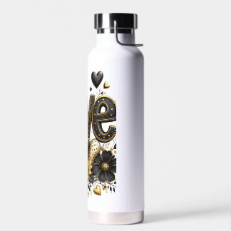 Bouteille d'eau | Tumbler Élégant Romantique Fleur