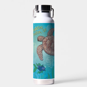 Bouteille d'eau - Turtle Swim - Buellton.Art