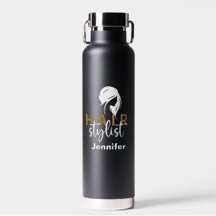 Bouteille D'eau Typographie personnalisée de la liste des cheveux
