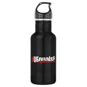 Bouteille D'eau UEqualsU VIH Indétectable Art non transmettable