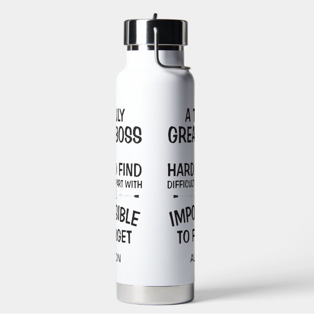 Bouteille D'eau Un mug personnalisé pour un véritable grand patron (Gym)