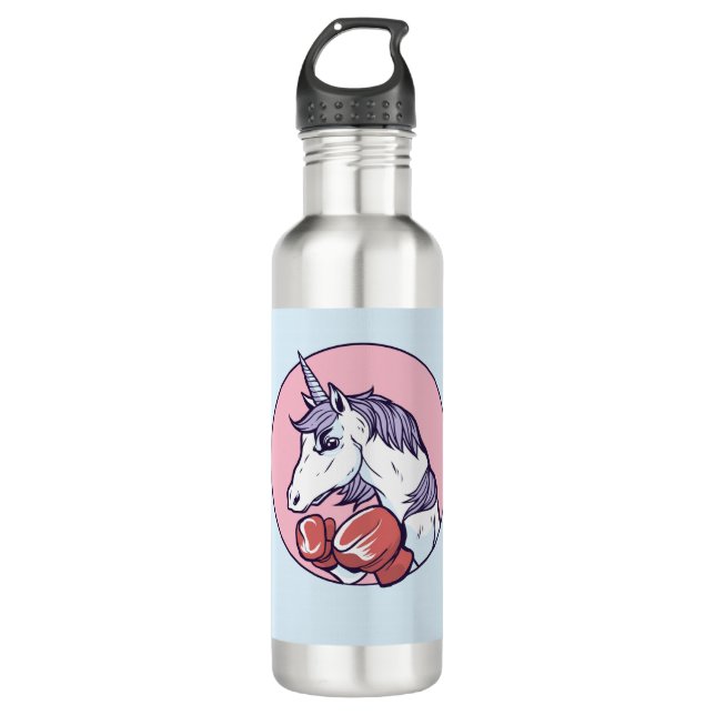 Bouteille D'eau Unicorne en boîte (Devant)