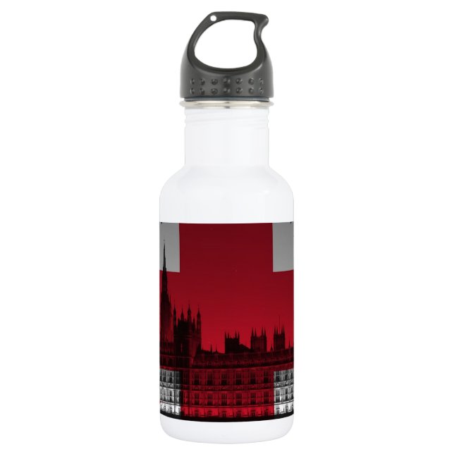 Bouteille D'eau Union Jack de Londres (Devant)