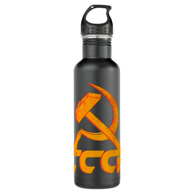 Bouteille D'eau Union soviétique CCCP URSS communisme marteau fauc (Devant)