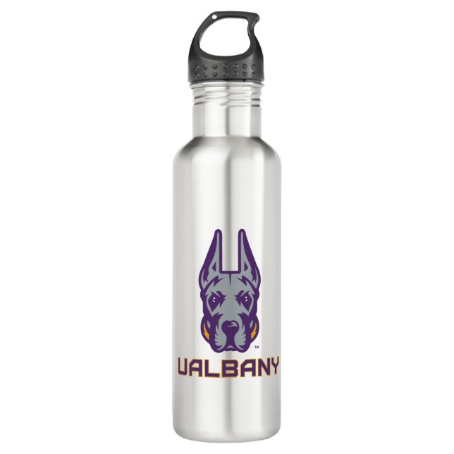 Bouteille D'eau Université d'Albany Great Danes (Devant)