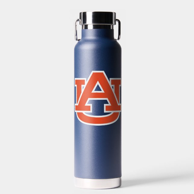 Bouteille D'eau Université d'Auburn | Auburn UA Logo (Avant)