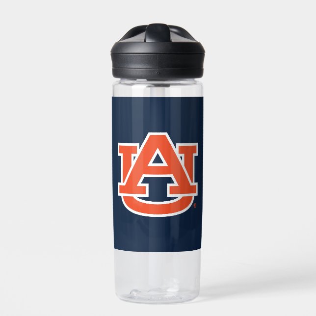 Bouteille D'eau Université d'Auburn | Auburn UA Logo (Extérieur)