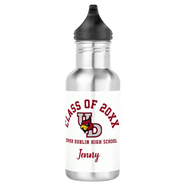 Bouteille d'eau Upper Dublin High School Logo pers (Droite)