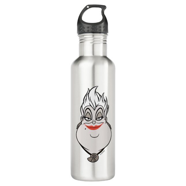 Bouteille D'eau Ursula| Un visage méchant (Devant)