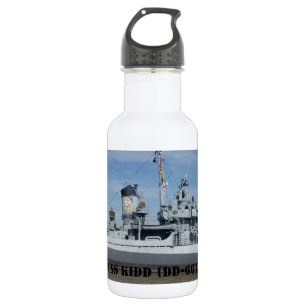 BOUTEILLE D'EAU USS KIDD DD 661