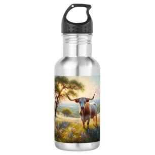 Bouteille D'eau Vache à landes du printemps du Texas