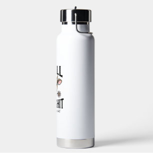 Bouteille D'eau Vache drôle que j'appelle Design de T-shirt vintag