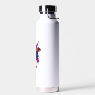 Bouteille D'eau Vache esthétique Graphisme mignonne Vache femmes f
