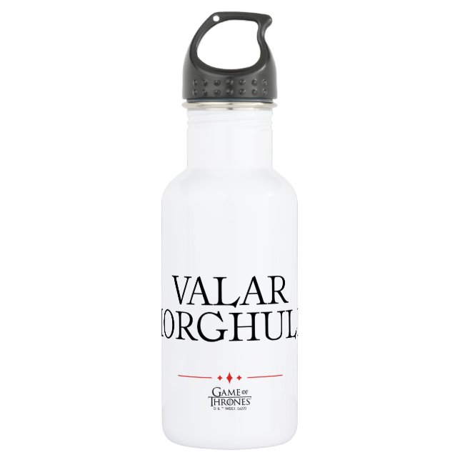 Bouteille D'eau Valar Morghulis (Devant)