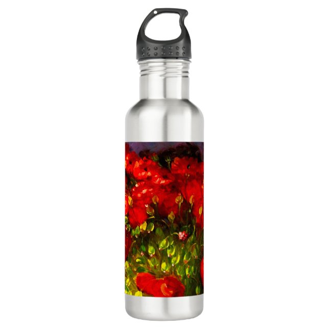 Bouteille D'eau Van Gogh Red Poppies (Devant)
