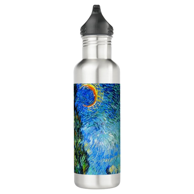 Bouteille D'eau Van Gogh Road avec Cypress et Star (Droite)