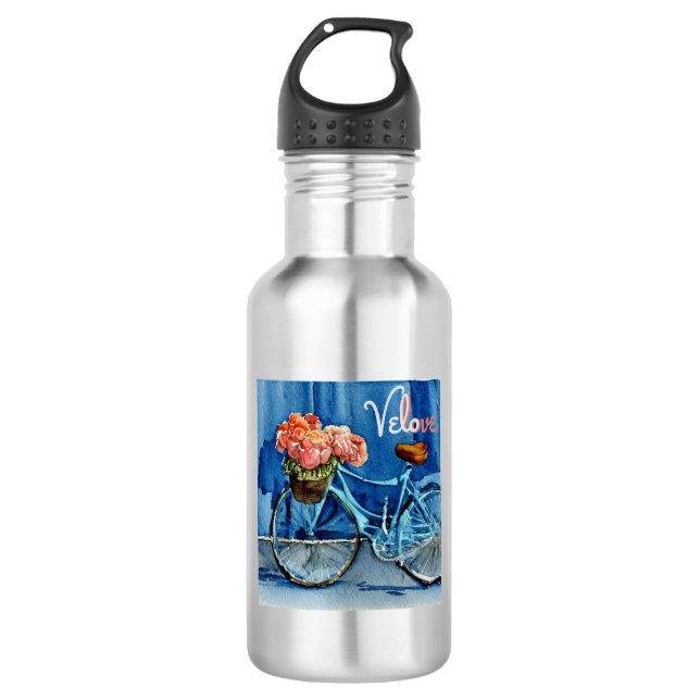 Bouteille D'eau Velo Love Cycling (Devant)